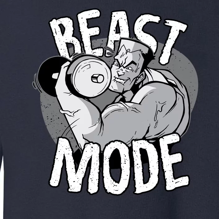 Beast Mode Bodybuilder Toddler Sweatshirt