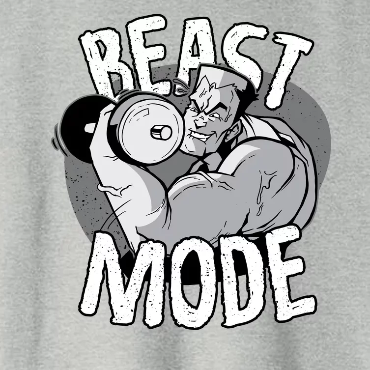 Beast Mode Bodybuilder Women's Crop Top Tee