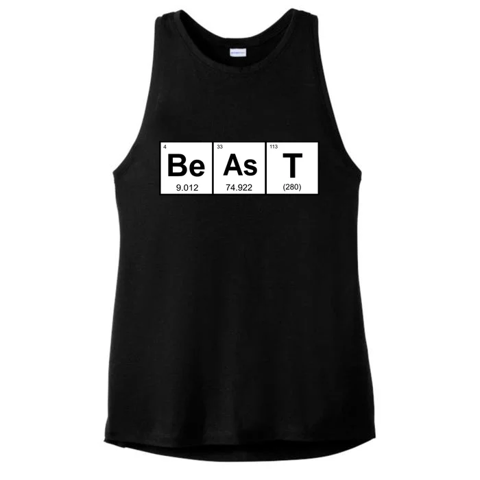 Beast Table of Elements Ladies Tri-Blend Wicking Tank