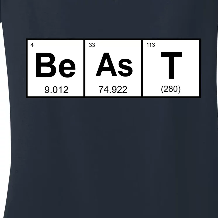 Beast Table of Elements Women's V-Neck T-Shirt