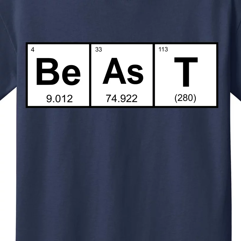 Beast Table of Elements Kids T-Shirt