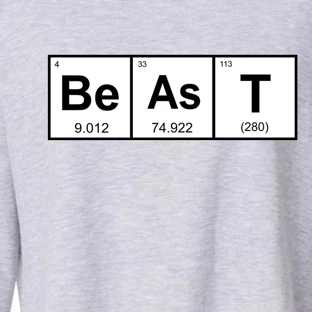 Beast Table of Elements Cropped Pullover Crew