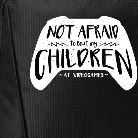 Beat My Children At Video Games Funny City Backpack