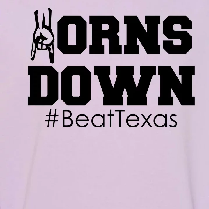 Beat Texas Horns Down Football Garment-Dyed Sweatshirt