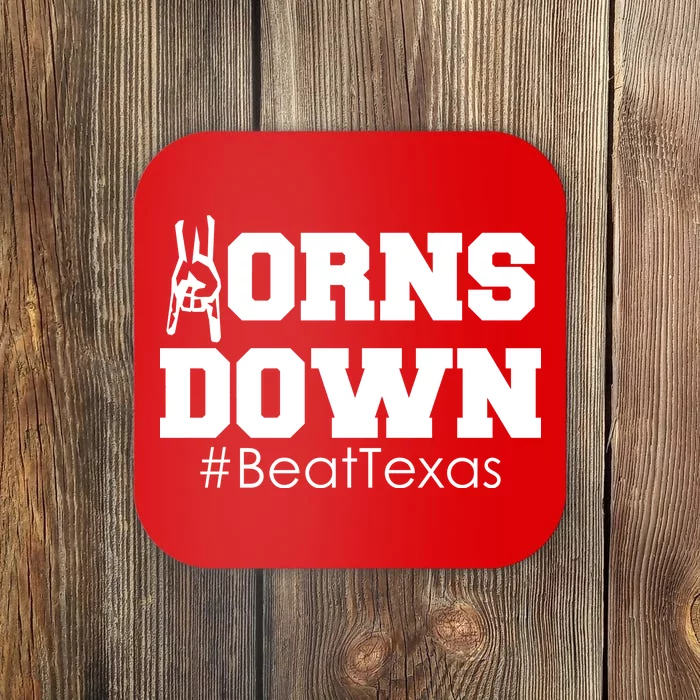 Beat Texas Horns Down Football Coaster