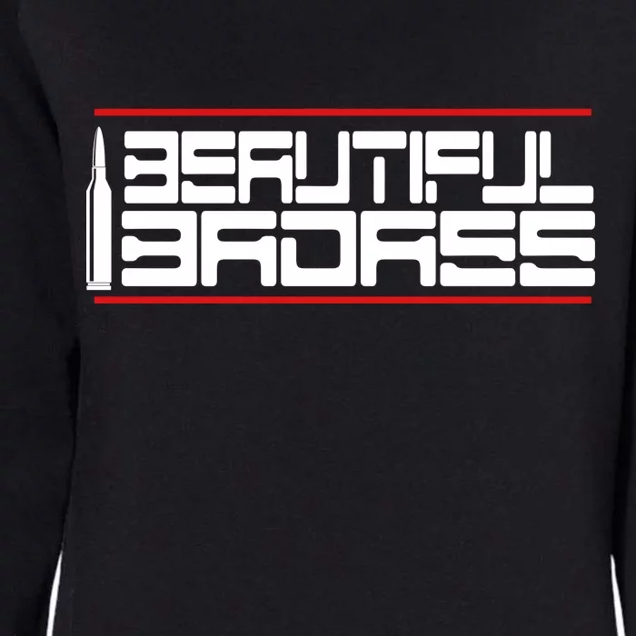 Beautiful Badass Womens California Wash Sweatshirt