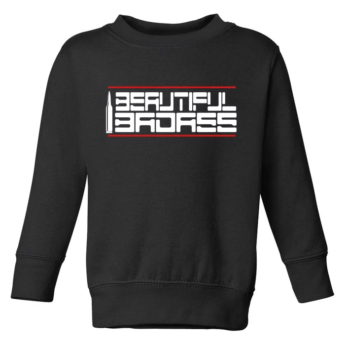 Beautiful Badass Toddler Sweatshirt