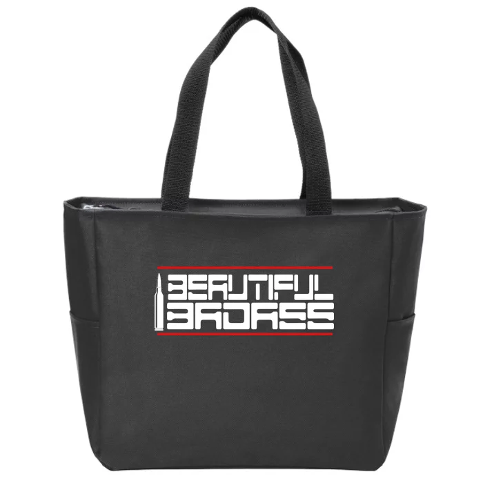 Beautiful Badass Zip Tote Bag