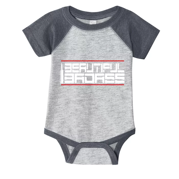 Beautiful Badass Infant Baby Jersey Bodysuit