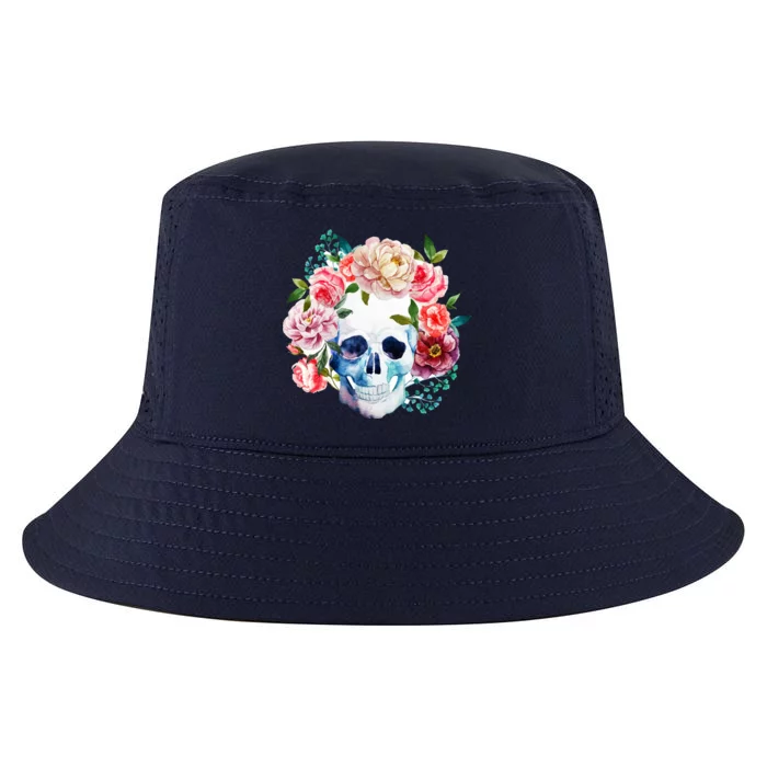 Beautiful Flower Skull Cool Comfort Performance Bucket Hat