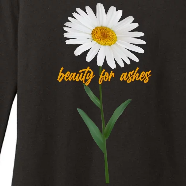 Beauty To Ashes Daisy Flower Womens CVC Long Sleeve Shirt