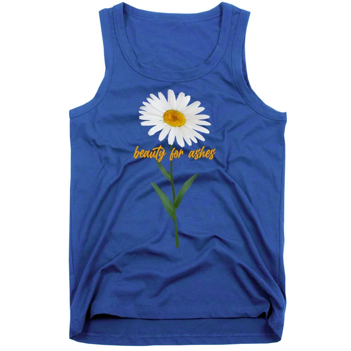 Beauty To Ashes Daisy Flower Tank Top