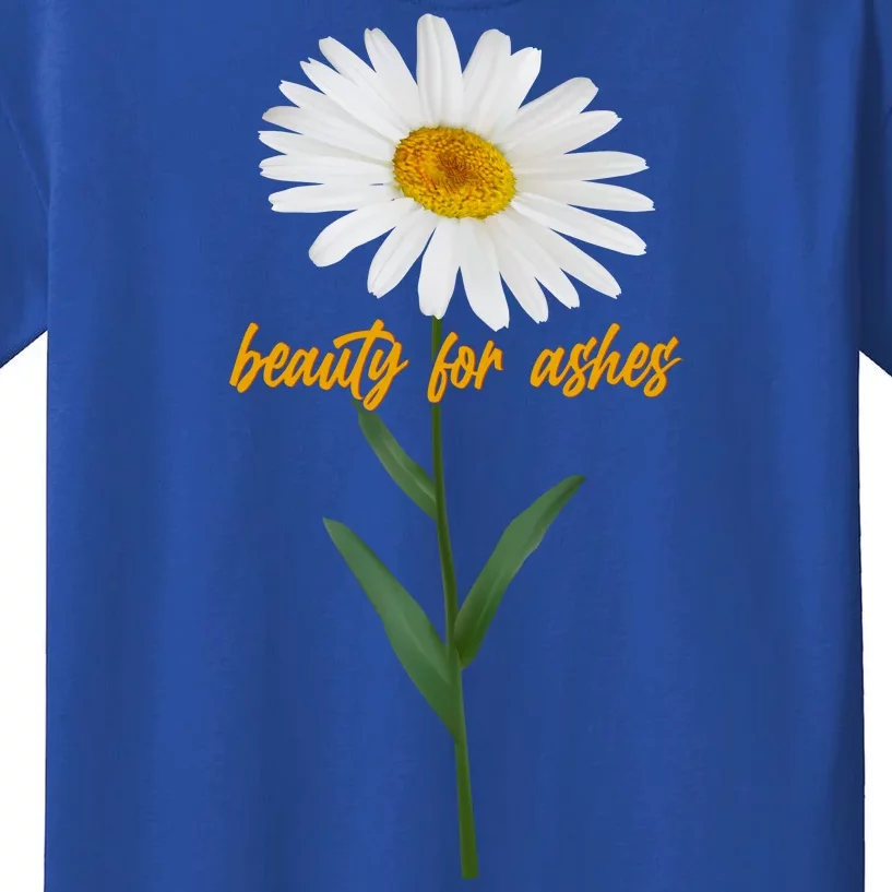 Beauty To Ashes Daisy Flower Kids T-Shirt