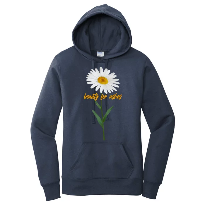 Beauty To Ashes Daisy Flower Women's Pullover Hoodie