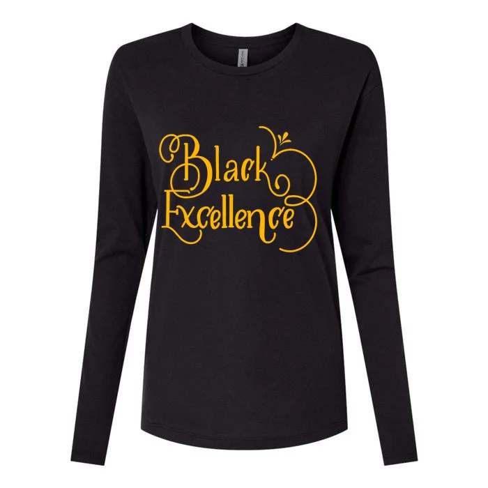 Black Excellence Womens Cotton Relaxed Long Sleeve T-Shirt