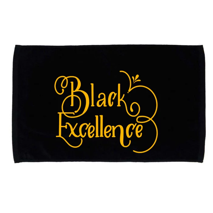 Black Excellence Microfiber Hand Towel