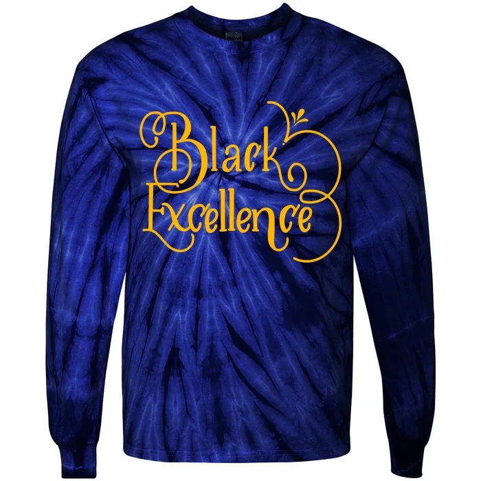 Black Excellence Tie-Dye Long Sleeve Shirt