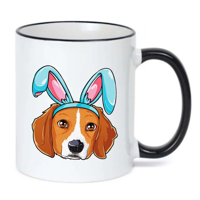 Beagle Easter Bunny Women Dog Lover Gifts Black Color Changing Mug