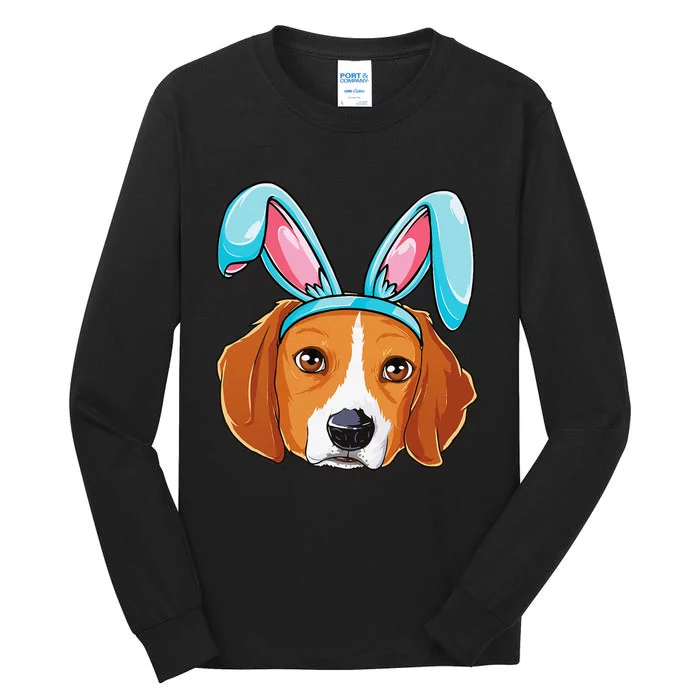 Beagle Easter Bunny Women Dog Lover Gifts Tall Long Sleeve T-Shirt