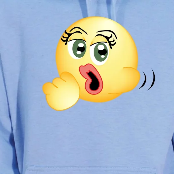 Blowjob Emoji Unisex Surf Hoodie