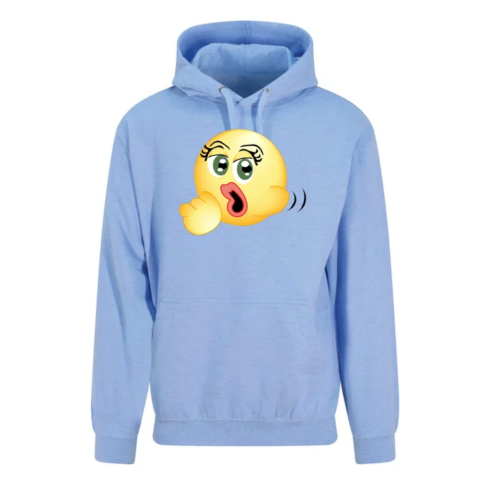 Blowjob Emoji Unisex Surf Hoodie