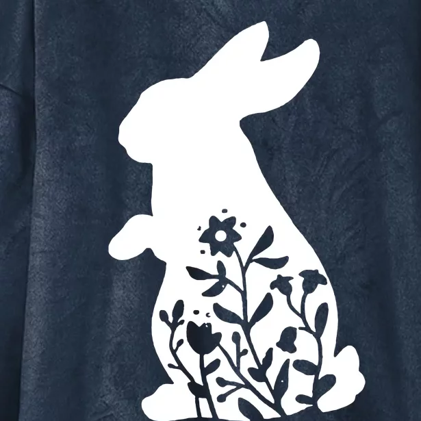 Bunny Easter Hooded Wearable Blanket