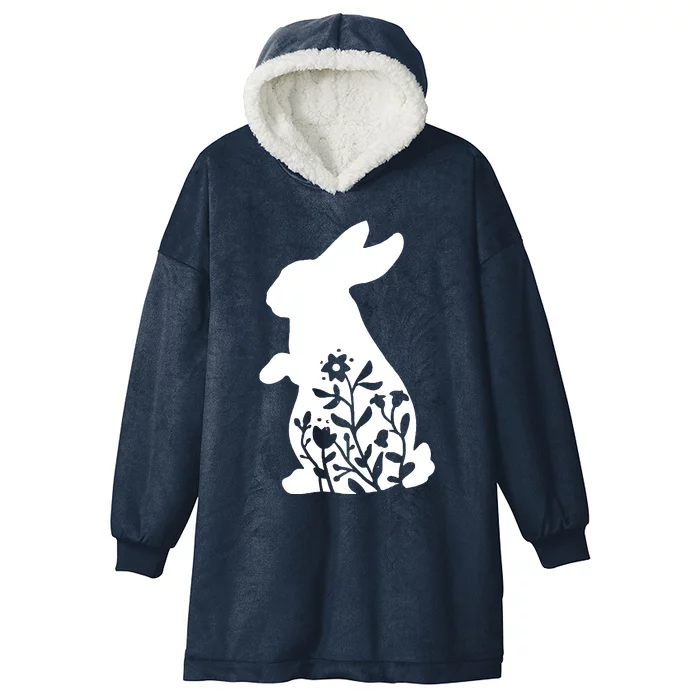 Bunny Easter Hooded Wearable Blanket