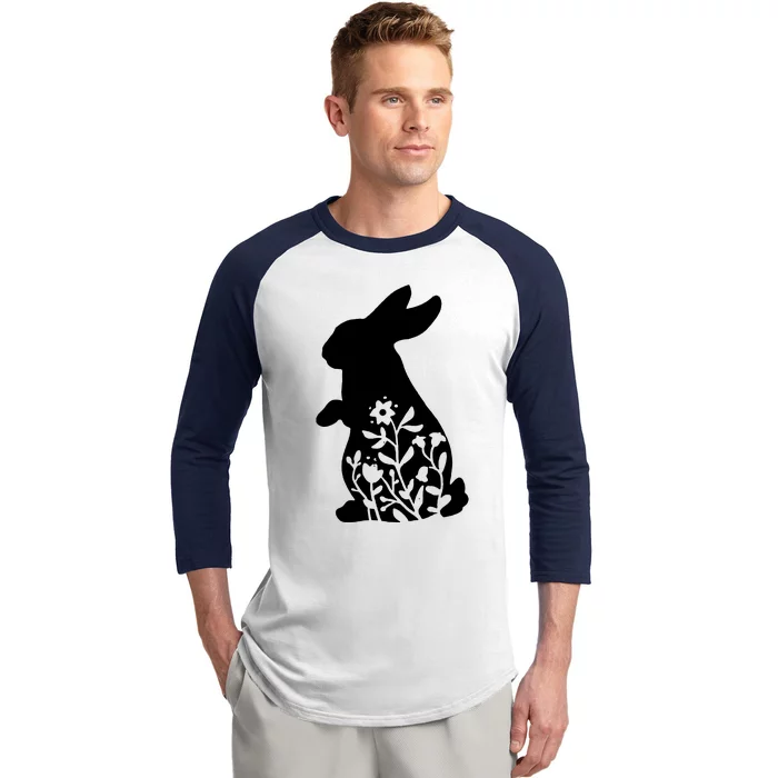 Bunny Easter Baseball Sleeve Shirt