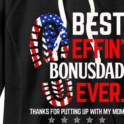 Best Effin Bonus Dad Ever Step Dad Fathers Day Gift Women's Fleece Hoodie