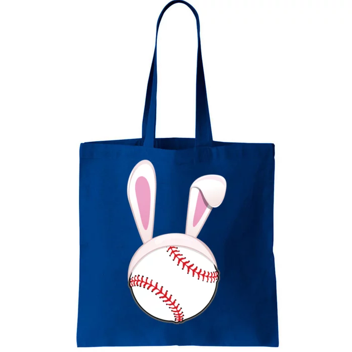 Baseball Easter Bunny Ears Rabbit Spring Holiday Player Gift Tote Bag