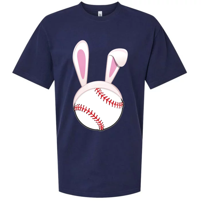 Baseball Easter Bunny Ears Rabbit Spring Holiday Player Gift Sueded Cloud Jersey T-Shirt