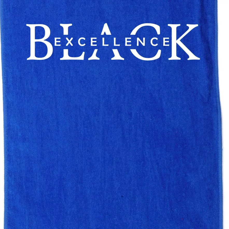 Black Excellence Black Pride Power History Month Gift Platinum Collection Golf Towel