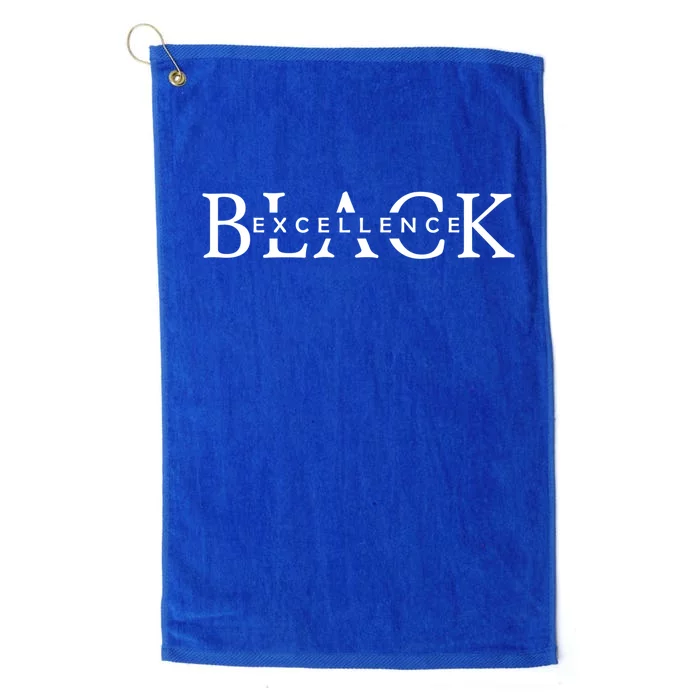 Black Excellence Black Pride Power History Month Gift Platinum Collection Golf Towel