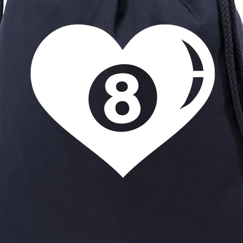 Billiards Eight Ball Gift Drawstring Bag