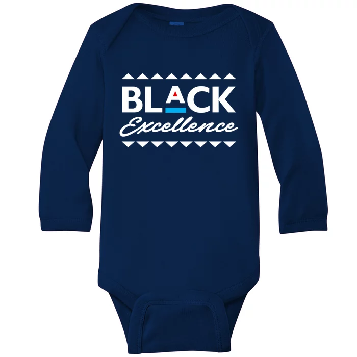 Black Excellence! Black Pride African American Gift Baby Long Sleeve Bodysuit