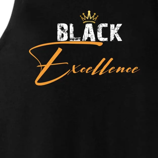 Black Excellence Ladies Tri-Blend Wicking Tank