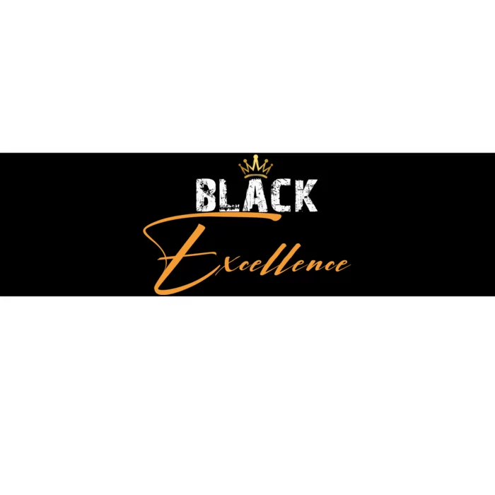 Black Excellence Bumper Sticker