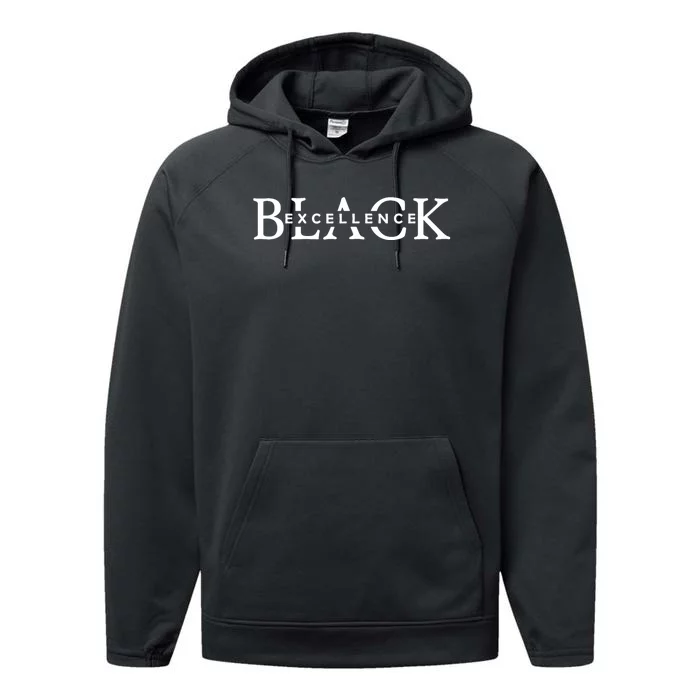 Black Excellence Black Pride Power History Month Performance Fleece Hoodie