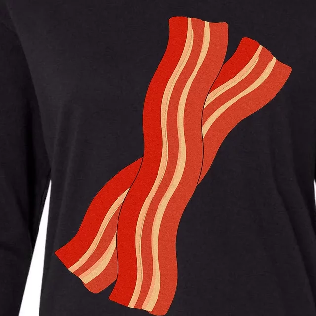 Bacon Eggs BLT Breakfast Matching Group Halloween Costume Womens Cotton Relaxed Long Sleeve T-Shirt