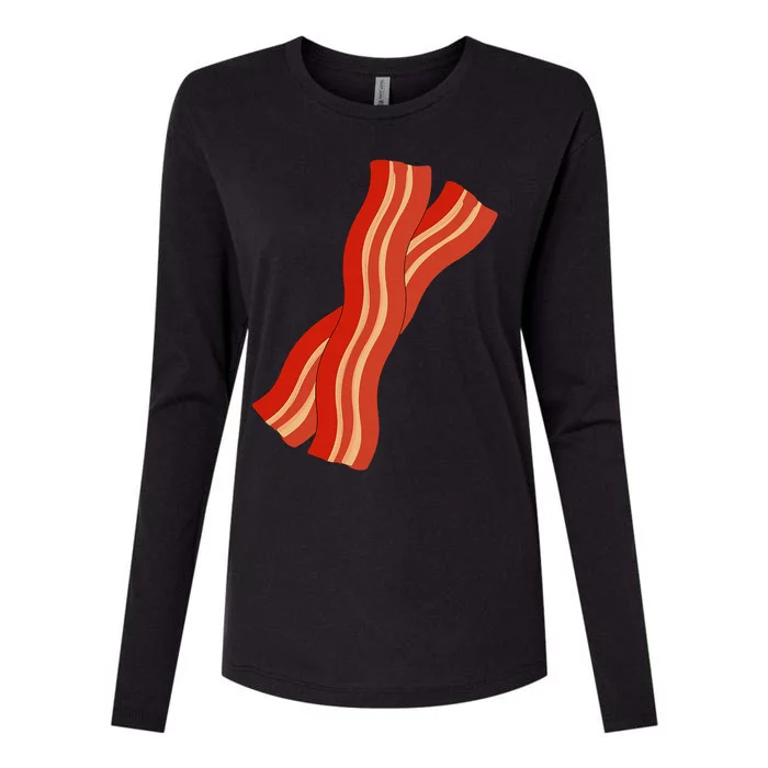 Bacon Eggs BLT Breakfast Matching Group Halloween Costume Womens Cotton Relaxed Long Sleeve T-Shirt