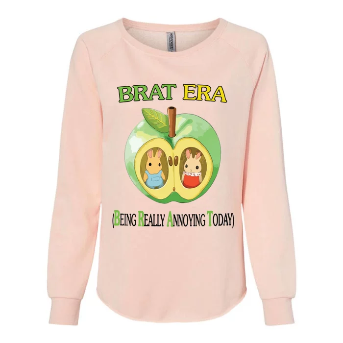 Brat Era Womens California Wash Sweatshirt