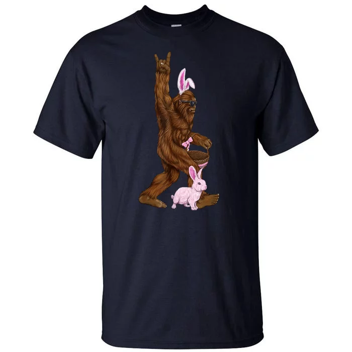 Bigfoot Easter Bunny Cute Tall T-Shirt