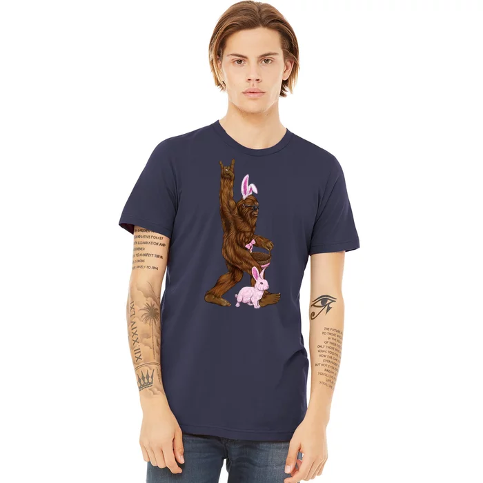 Bigfoot Easter Bunny Cute Premium T-Shirt