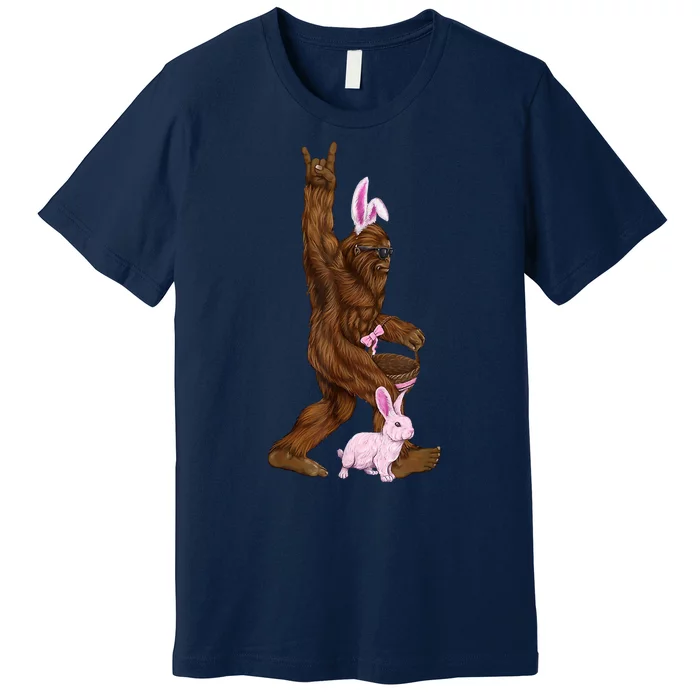 Bigfoot Easter Bunny Cute Premium T-Shirt