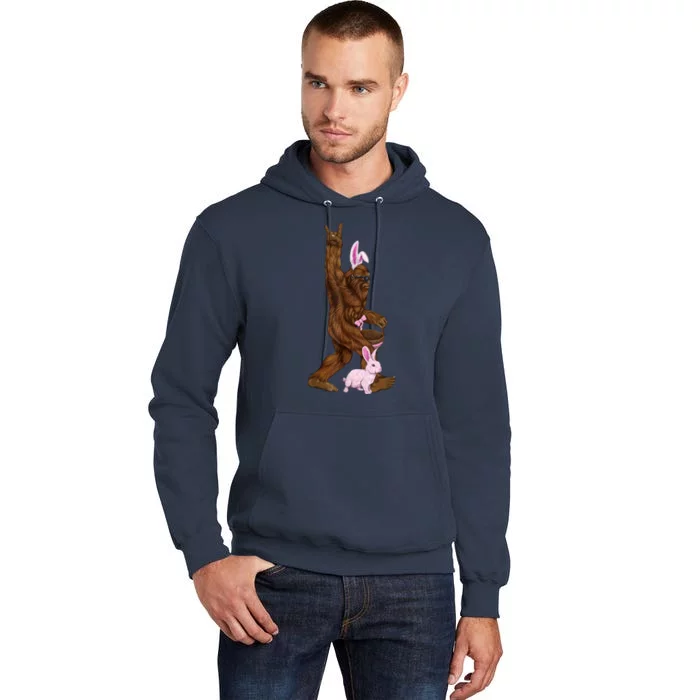 Bigfoot Easter Bunny Cute Tall Hoodie