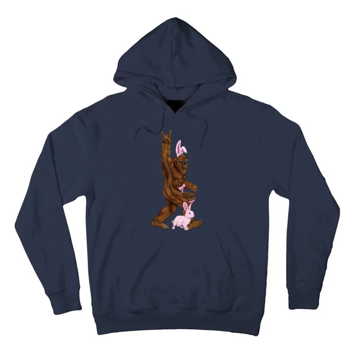 Bigfoot Easter Bunny Cute Tall Hoodie