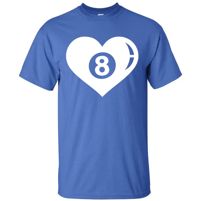 Billiards Eight Ball Gift Tall T-Shirt