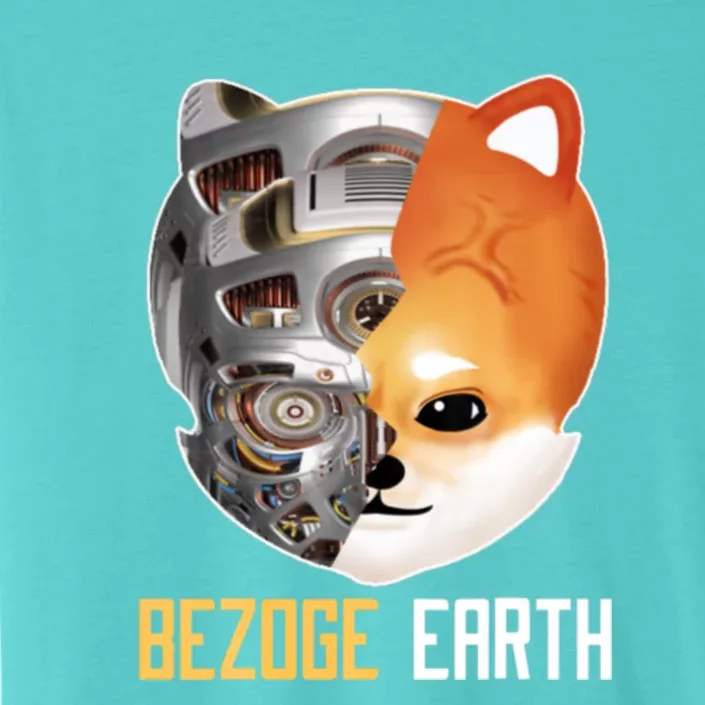 Bezoge Earth Bezoge Crypto Coin The Future Investment ChromaSoft Performance T-Shirt