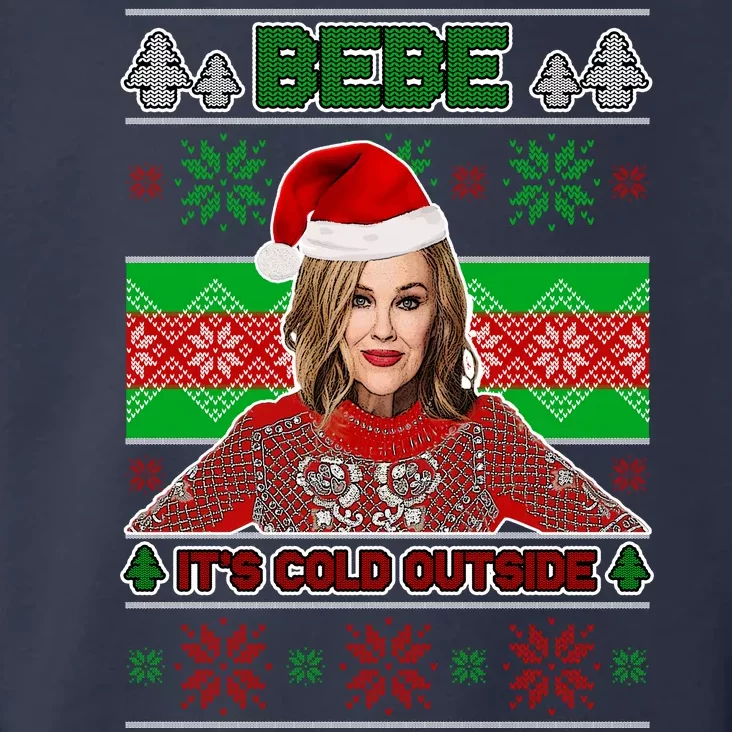 Bebe It's Cold Outside Ugly Christmas Sweater Toddler Hoodie