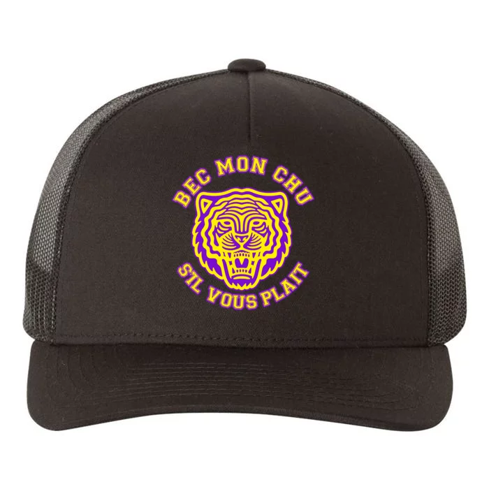 Bec Mon Chu S'il Vous Plait Tiger Yupoong Adult 5-Panel Trucker Hat